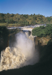 Uganda waterfall